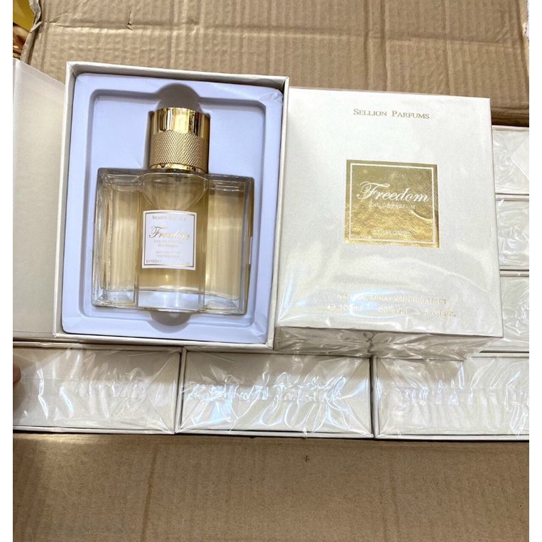 NƯỚC HOA HỘP GỖ NỮ 100ML FREEDOM TRẮNG NHƯ ẢNH THẬT