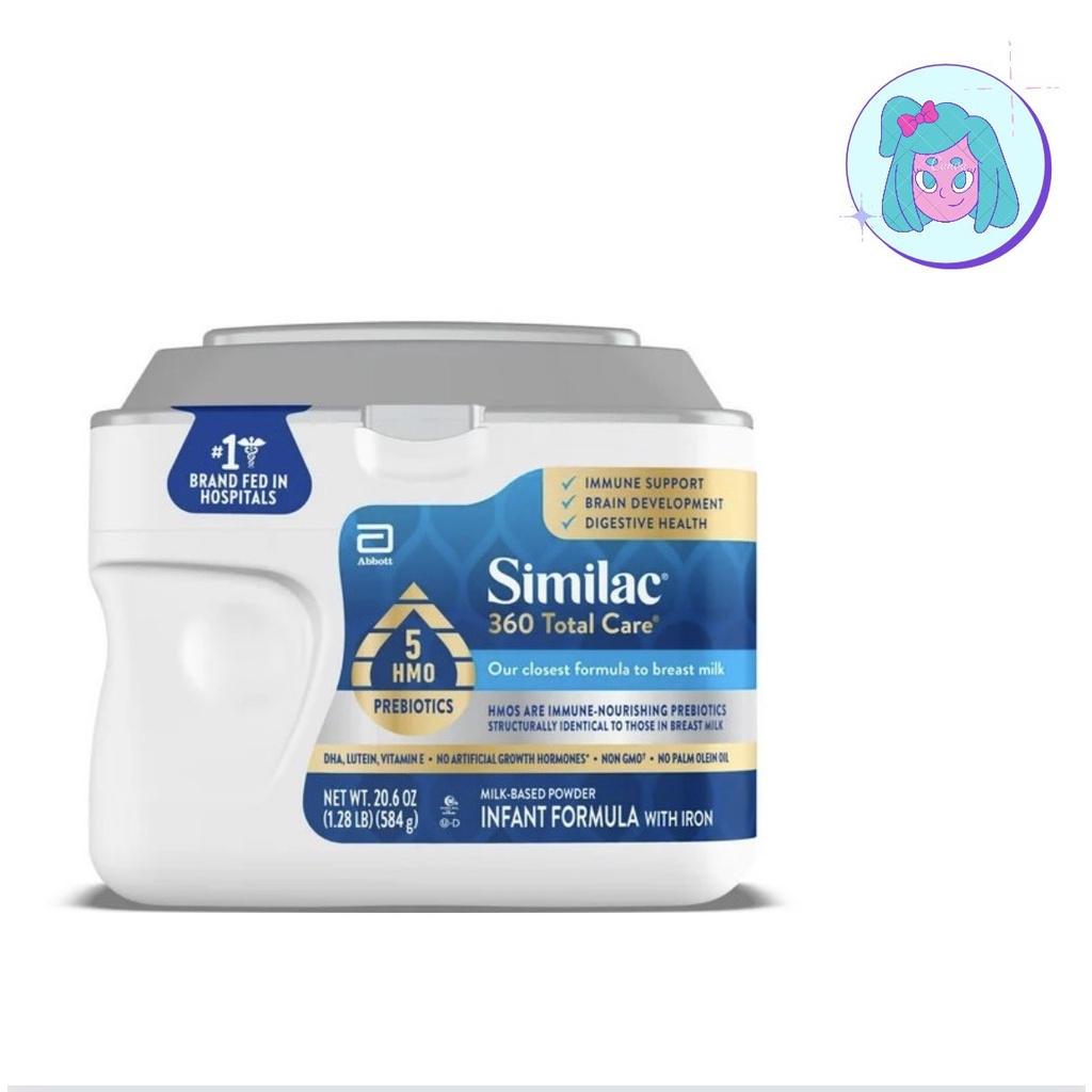 Sữa Similac 360 Total Care 5 HMO Prebiotics cho bé từ 0-12 tháng hàng mỹ