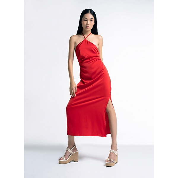 Vascara GIÀY ĐẾ XUỒNG QUAI NGANG PHỐI MẮT XÍCH - MÀU KEM