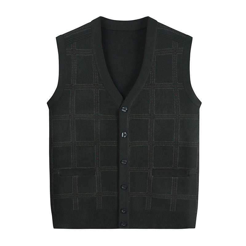 Áo len gile nam thu đông thời trang trung niên  58-75kg