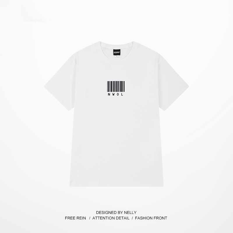 Áo thun Nelly ngắn tay in hình "NWOL" áo phông