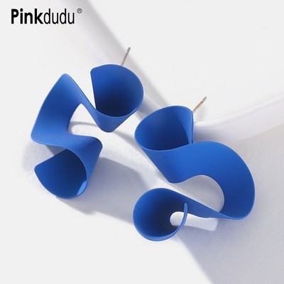 Khuyên tai Pinkdudu PD436 hình học thời trang cho nữ