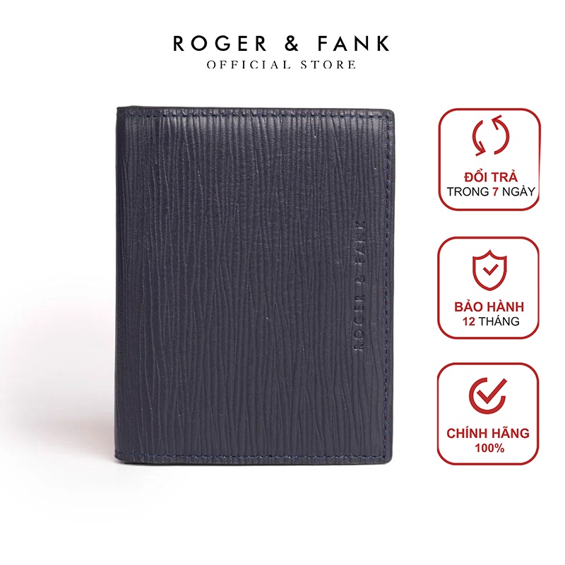 Ví da bò card hộp cao cấp ROGER & FANK