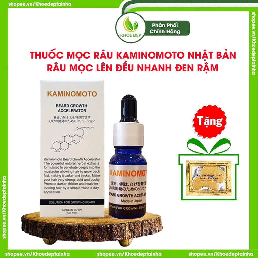 Mua Thuố.c mọc râu KAMINOMOTO, Kích mọc râu nhanh đen, Serum mọc râu ...