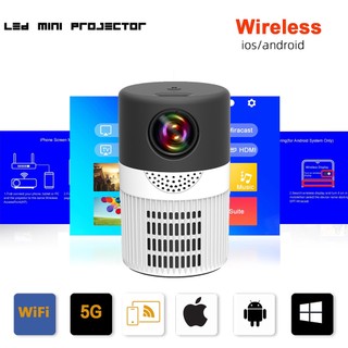 Máy chiếu mini yt400 kết nối bluetooth không dây cho điện thoại / máy chiếu