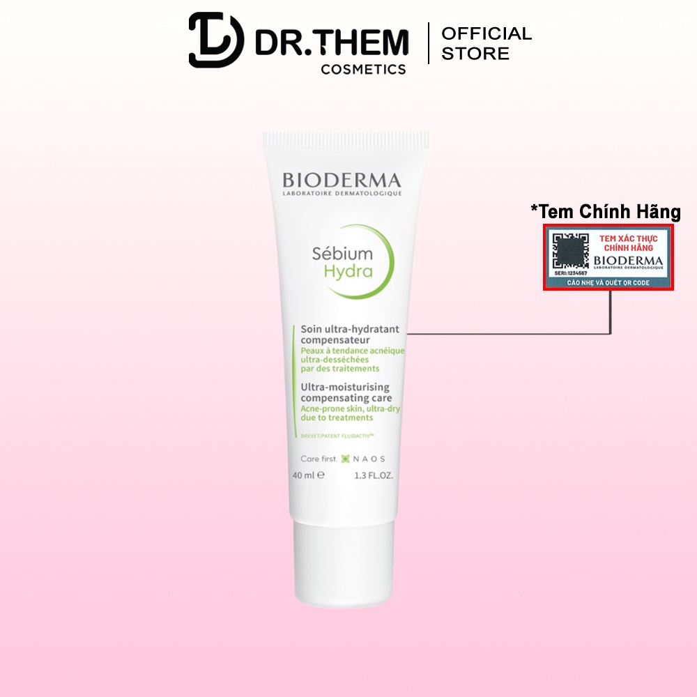 Kem Dưỡng Ẩm Cho Da Dầu Mụn BIODERMA Sébium Hydra 40ml