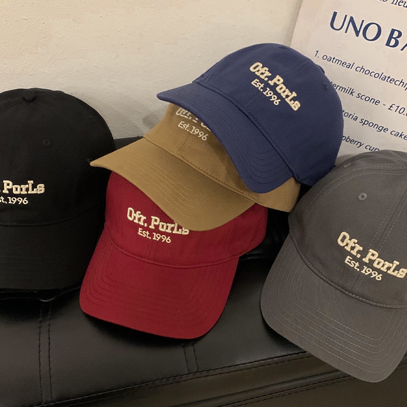 Mũ Lưỡi Trai Thêu Chữ Phong Cách Hàn Quốc Thời Trang Cho Nữ