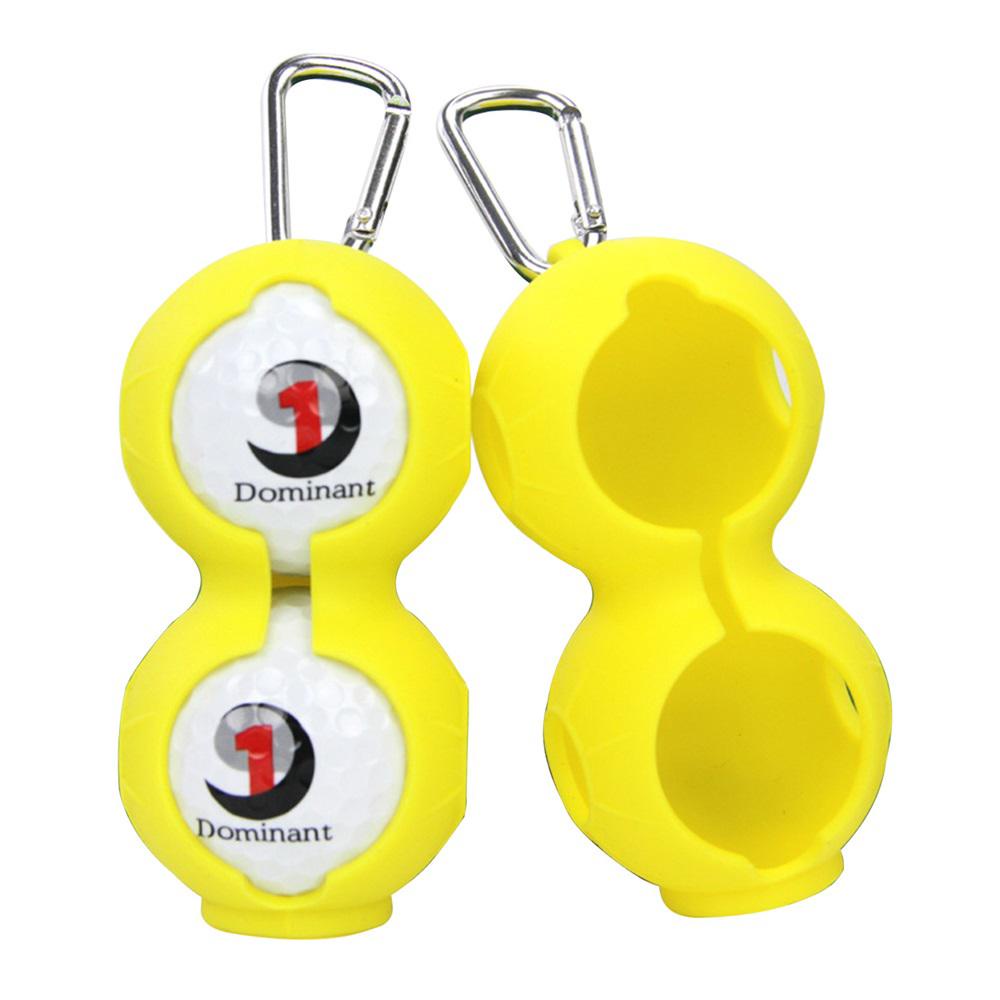 Vỏ Bọc Bóng Golf Bằng Silicon Mềm Hai Lớp Chống Rơi Kèm 2 Móc Khóa