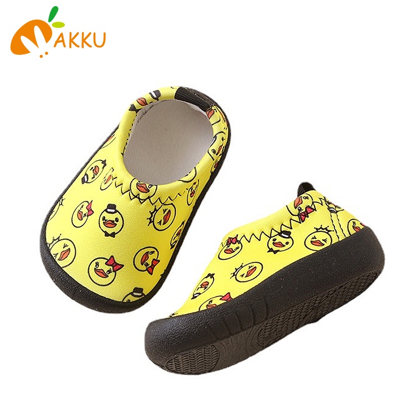 Giày Vải Đế Mềm Chống Trượt Họa Tiết Hoạt Hình Cho Bé