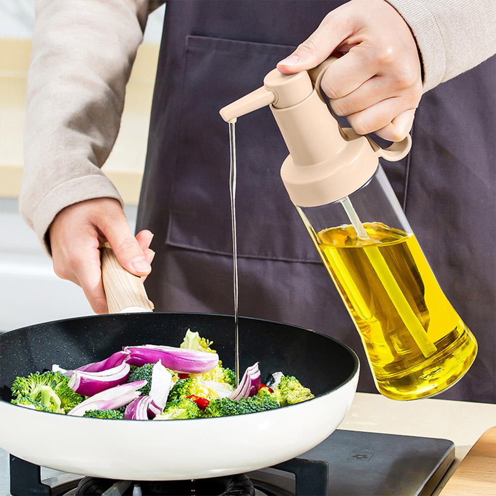 Bình Rót Dầu Ăn / Giấm Có Tay Cầm Chống Tràn Tiện Dụng Cho Nhà Bếp