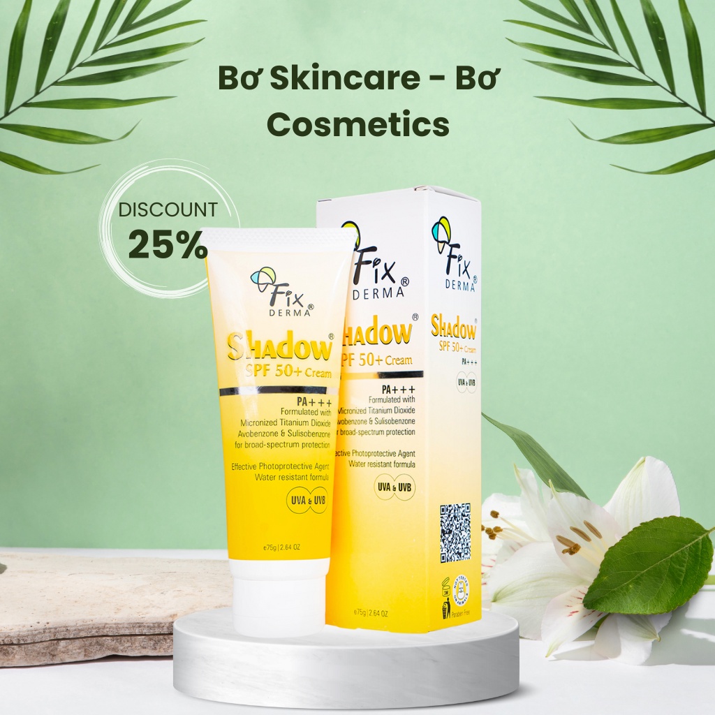 (Hàng chính hãng) Kem chống nắng Fixderma Shadow Cream SPF 50+