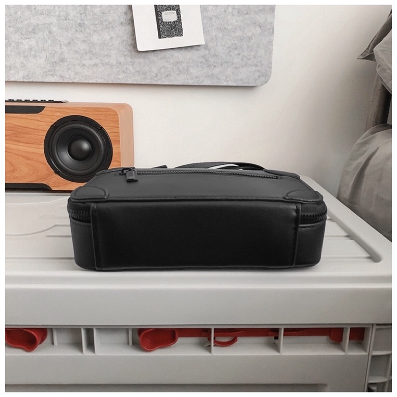 Túi đeo chéo Túi đeo vai da PU thời trang unisex mẫu mới