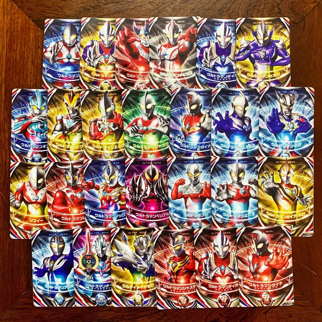 Trọn bộ 26 Thẻ bài Ultraman Card Orb: Fusion - Ultra Hero