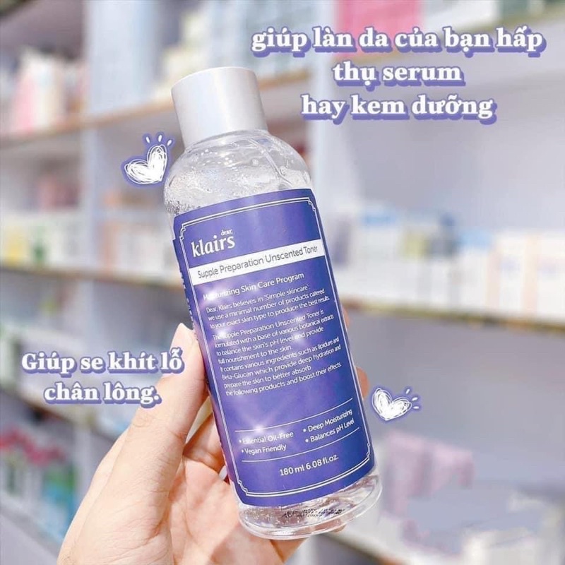 TONER KLAIR KHÔNG MÀU KHÔNG MÙI