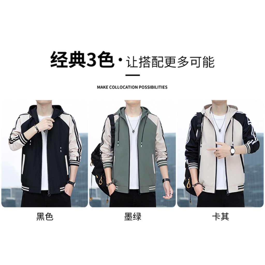 Áo Khoác Bóng Chày Chất Lượng nam Cao Plus Size M-5XLáo khoác chống nắng
