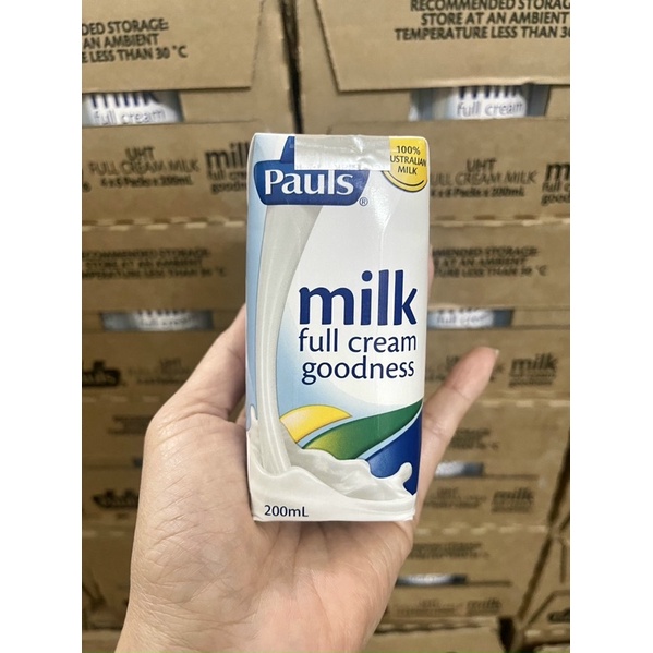 sữa pauls full cream nhập khẩu trực tiếp từ Úc