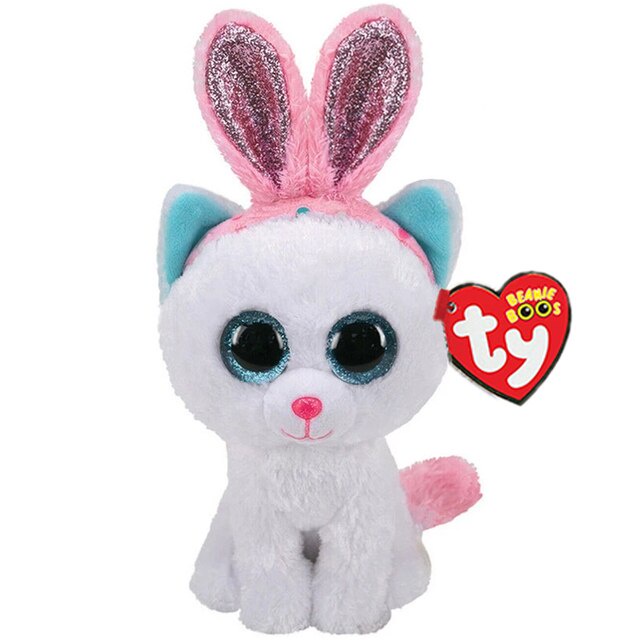 Thú Nhồi Bông Hình Mèo Mắt To 15CM