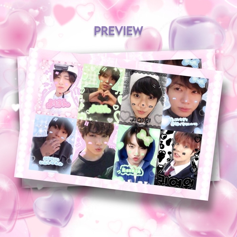 Sticker niêm phong JungKook style Hàn