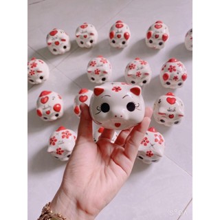 Heo đất mini men sứ, lợn đất tiết kiệm đẹp size nhỏ cute dễ thương để bàn trang trí