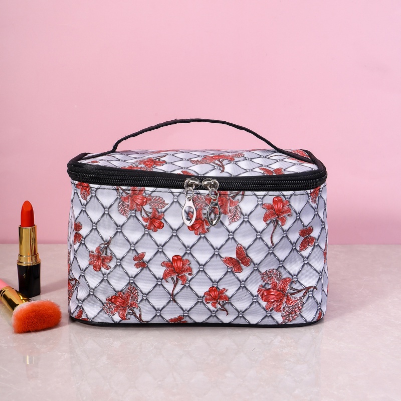 Túi Đựng Mỹ Phẩm Sức Chứa Lớn In Họa Tiết Thời Trang