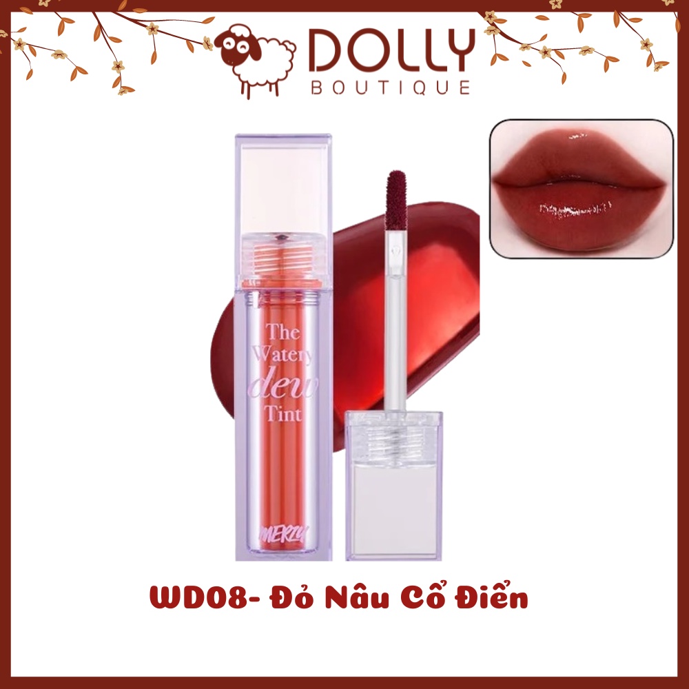 Son Tint Bóng Merzy The Watery Dew Tint WD08- Vintege Currant