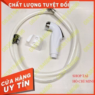 Vòi xịt vệ sinhcò âm Thái đẹp, lõi Thau bền đẹp, Dây dài 120cm nước ra mịn