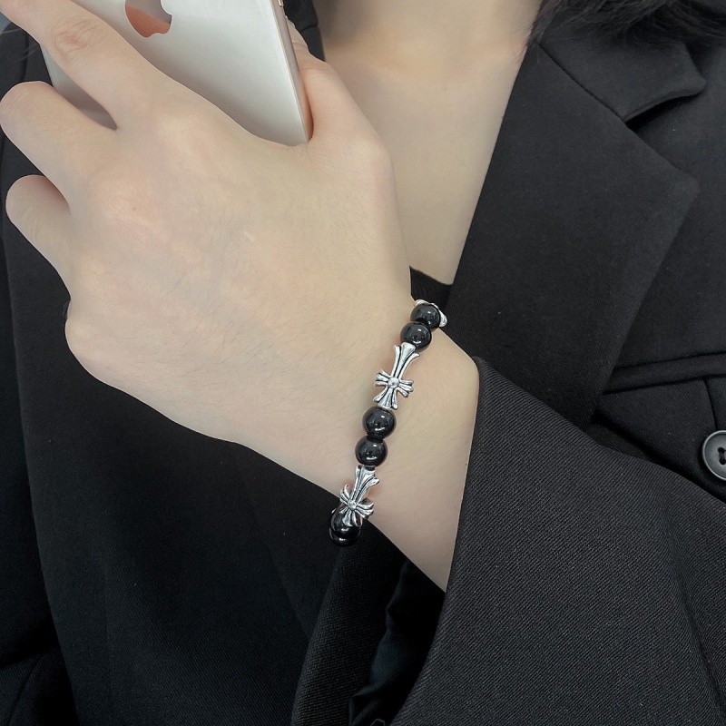 Vòng Tay Chuỗi Hạt Mặt Thánh Giá Unisex