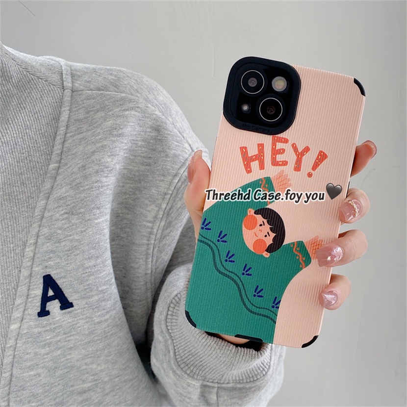Ốp Điện Thoại Mềm Chống Sốc Họa Tiết Hoạt Hình Cho iPhone 14 13 12 11 Pro Max SE2020 X Xr Xs Max 8 7 Plus