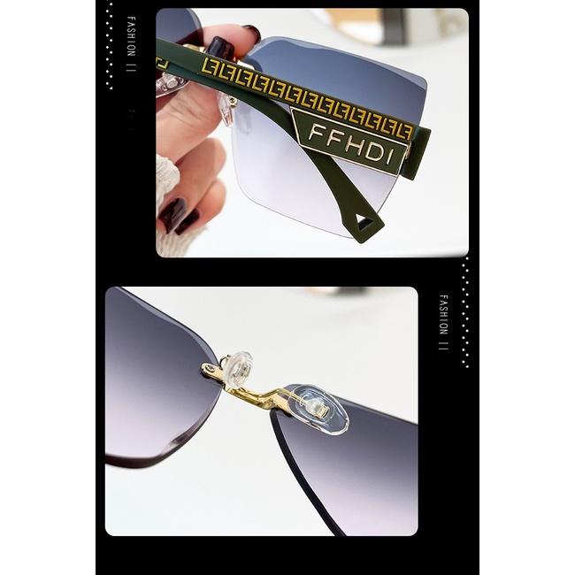 Kính Mát Gọng Vuông Lớn Phong Cách Âu Mỹ Thời Trang Cho Nữ