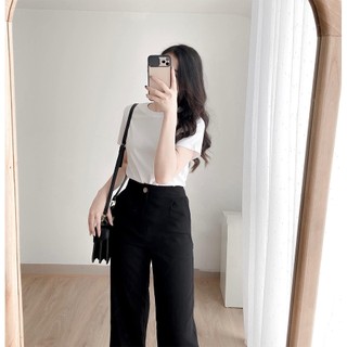 MYAN DESIGN Áo Thun Nữ Cổ Tròn Basic Nhiều Màu A022313