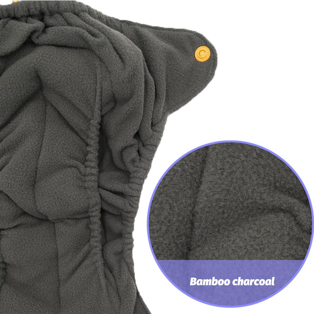 Bỉm Bằng Than Tre Chống Thấm Nước Có Thể Điều Chỉnh Một Kích Cỡ Tiện Dụng