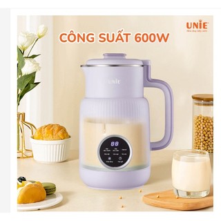 Máy làm sữa hạt Unie UMB08 600ml, 5 chức năng xay nấu tiện lợi, xay nhuyễn mọi thực phẩm, BH 12 tháng