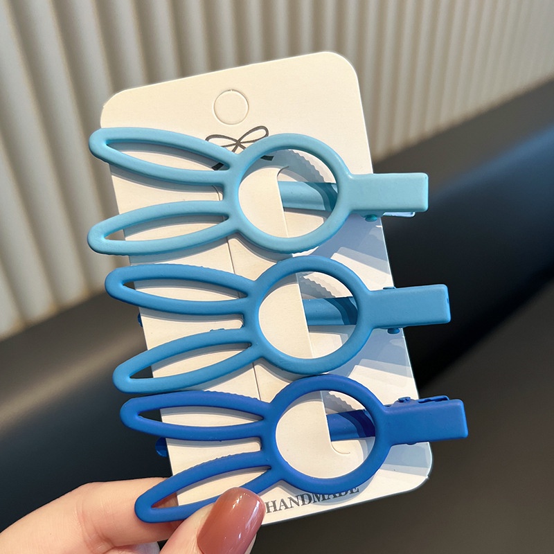 Kẹp Tóc Trang Trí Hình Thỏ Màu Gradient Mẫu Mới 2023 Dành Cho Bé