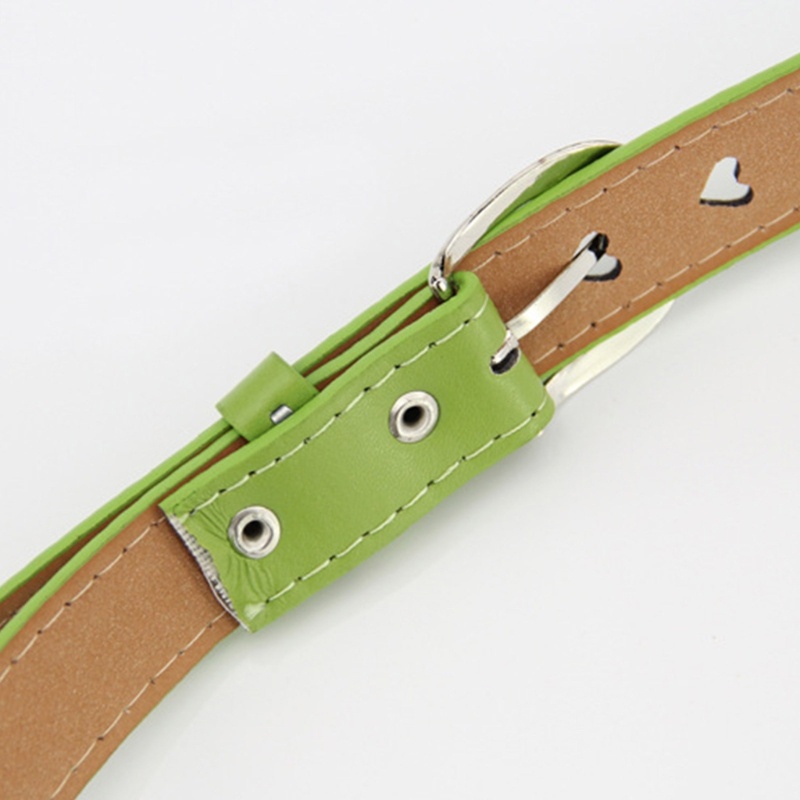 ✿ Thắt Lưng Da Khóa Hình Trái Tim Rỗng Thời Trang Cho Nữ