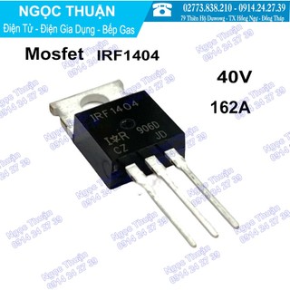 mosfet IRF1404 KÊNH N  162A 40V