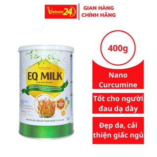 Sữa nghệ EQ milk chính hãng 400g - VIETNAM24H - Tốt cho đường tiêu hóa, ngủ ngon, đẹp da.