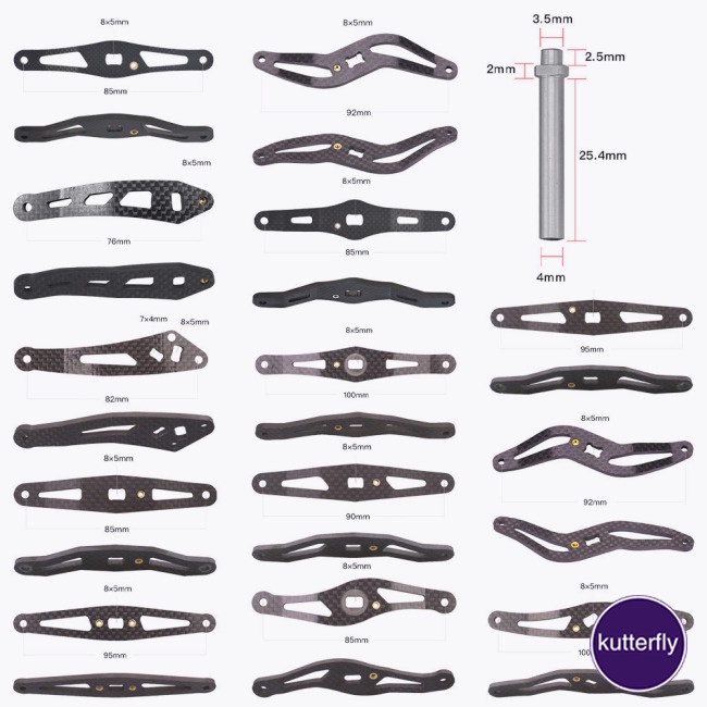 Tay Quay Máy Câu Cá Bằng Sợi Carbon Siêu Nhẹ Thay Thế Tiện Dụng