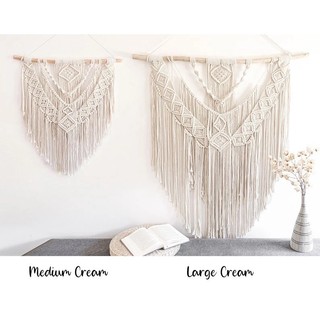 Mành treo trang trí tường macrame decor vintage nhiều khích thước