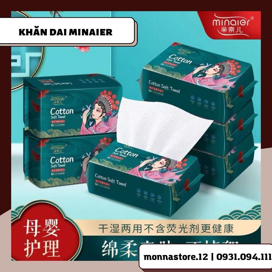 Khăn mặt khô dùng 1 lần Minaier