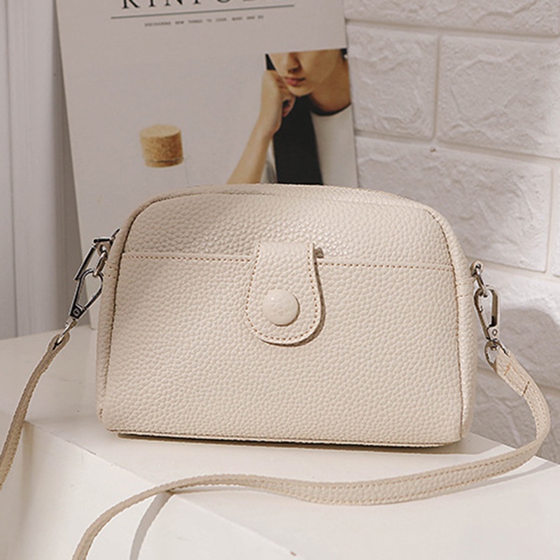 Túi Đeo Vai Màu Trơn Đơn Giản Thời Trang Phong Cách Hàn Quốc Cho Nữ