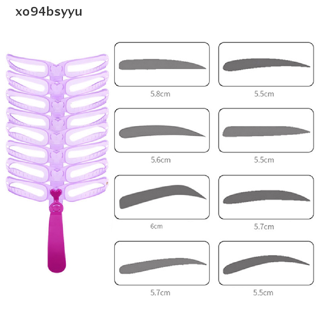 Set 8 Khuôn Kẻ Lông Mày Tái Sử Dụng Linh Hoạt Xo94Bsyu