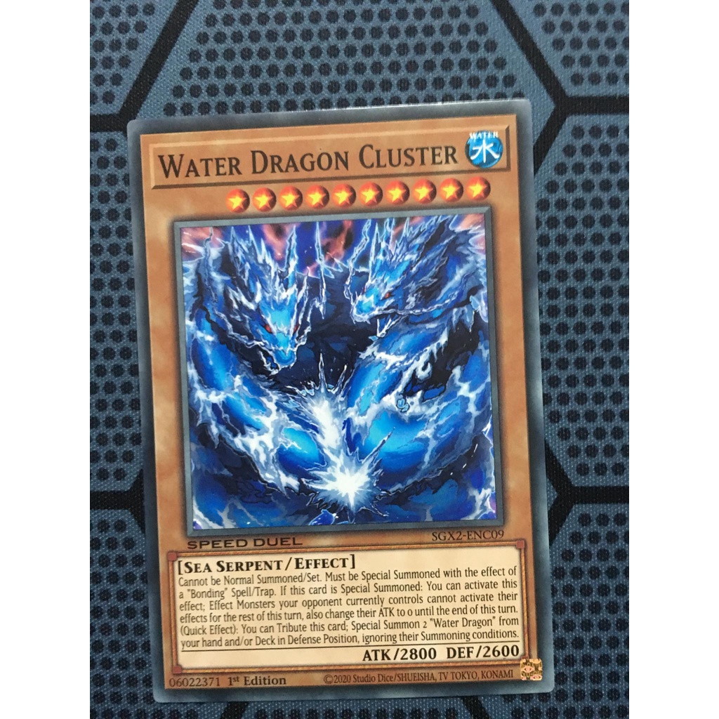Thẻ bài yugioh speed duel - Water Dragon Cluster - SGX2-ENC09 - Common 1st Edition