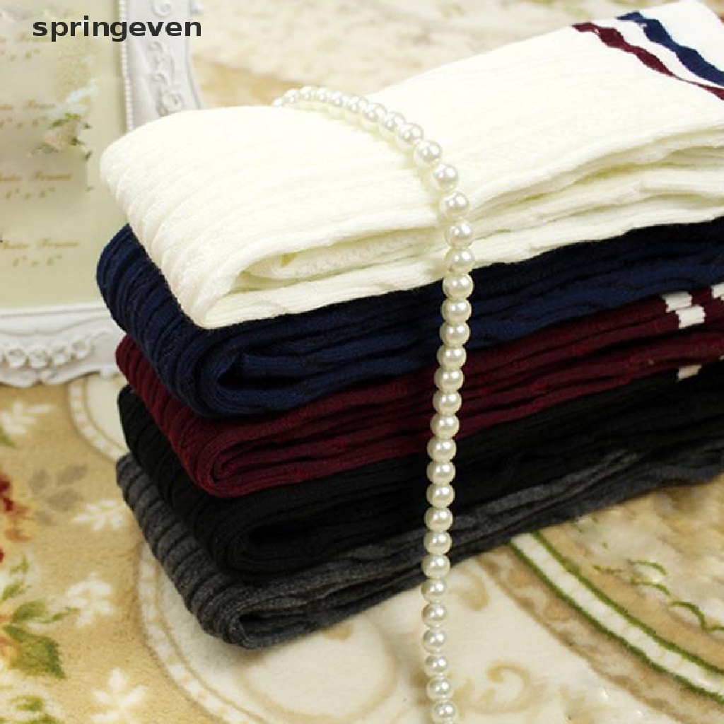 Vớ Dài Qua Gối Giữ Ấm Họa Tiết Bột Chiên Thời Trang Mùa Đông Dành Cho Nữ