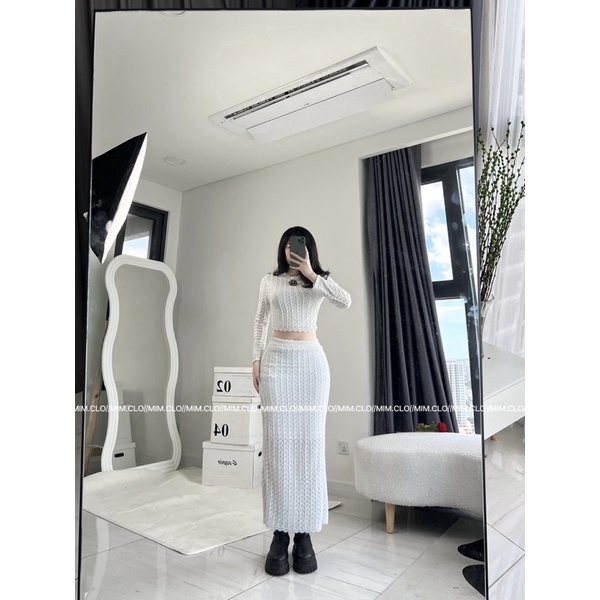 SET DÀI TAY HOA REN CAO CẤP - MIM