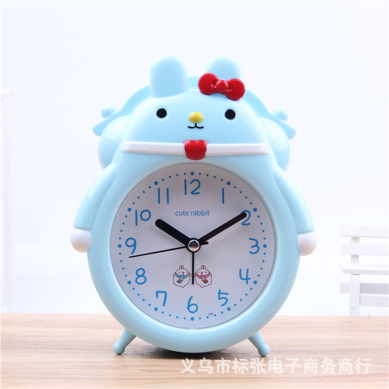 Đồng hồ báo thức để bàn hình thú dễ thương để bàn học, bàn làm việc AUTOMATIK