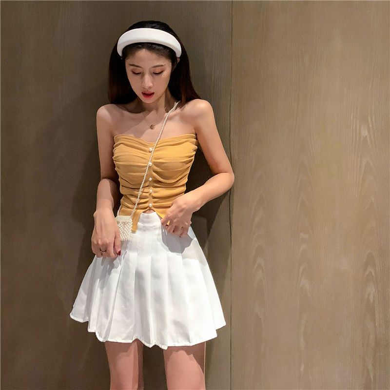 Áo COZOK dáng ngắn dệt kim thời trang xinh xắn cho nữ
