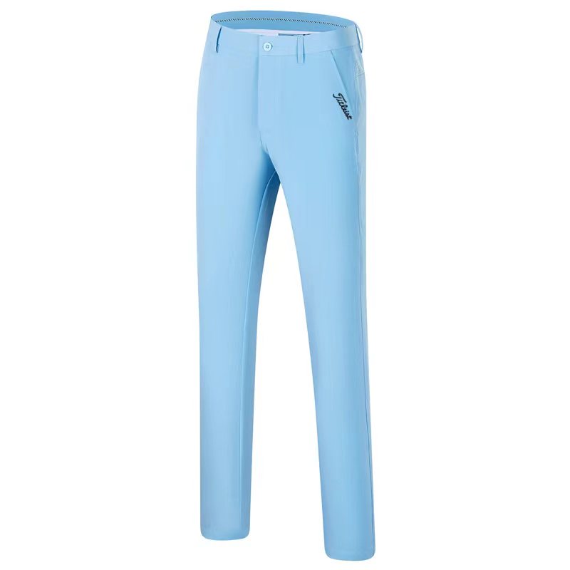 Quần Dài Thể Thao Chơi golf Mỏng Màu Trơn Nhanh Khô Thoáng Khí Không Sắt Cho Nam