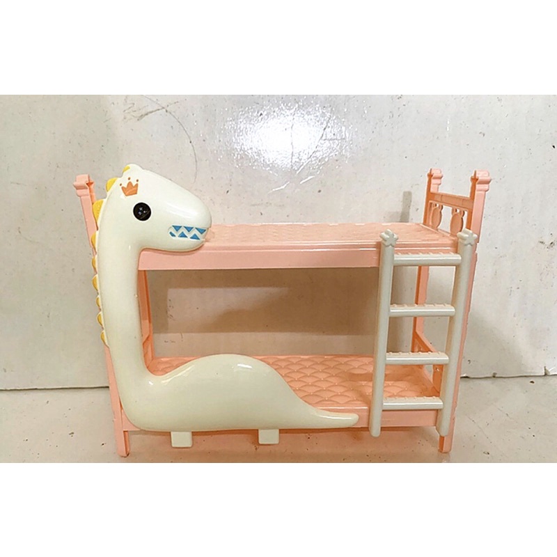 Giường tầng khủng long cho búp bê 16 cm , giường búp bê, phụ kiện búp bê tổng hợp