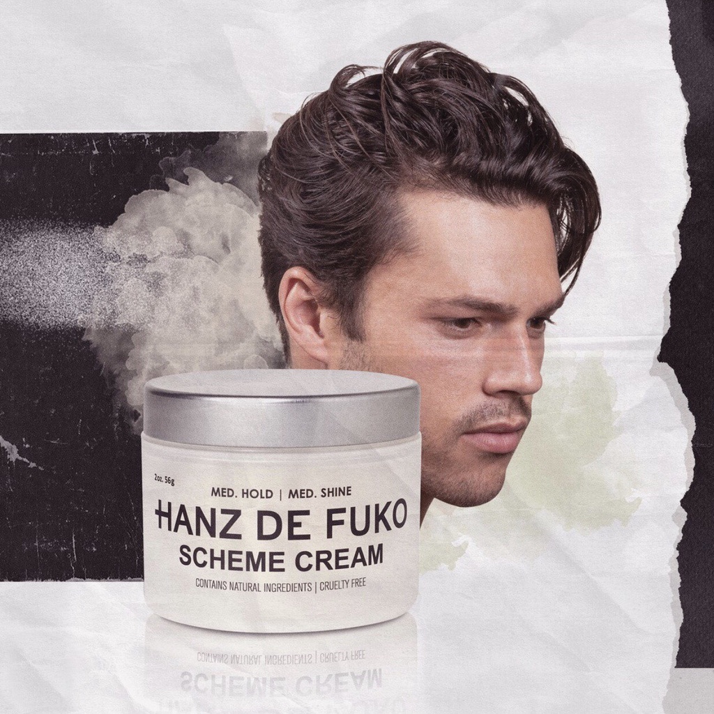 Sáp vuốt tóc Hanz De Fuko Scheme Cream l made in usa l 56g l 100% chính hãng