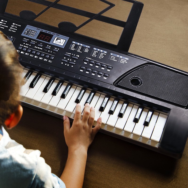 Đàn Piano - Đàn Organ 61 Phím Cho Người Mới Học, Đàn Điện Tử Có Mic Cho Bé